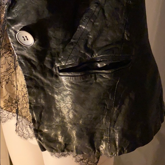 ALLSAINTS Black Leather Jacket. Small - Picture 7 of 15